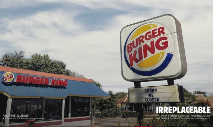 Burger King Irreplaceable