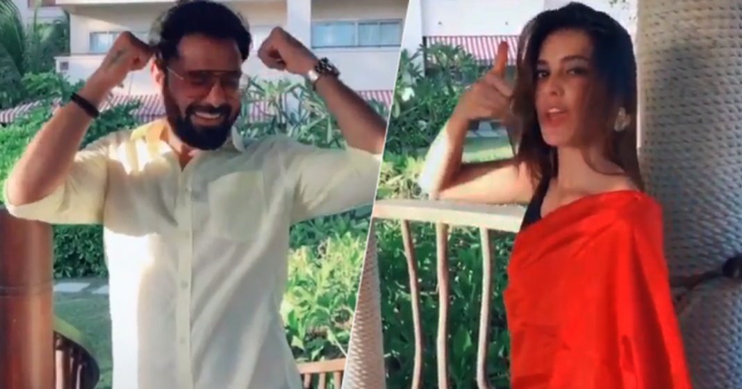 Iqra Aziz & Yasir Hussain Troll Fahad Mustafa By Making A Tiktok On 