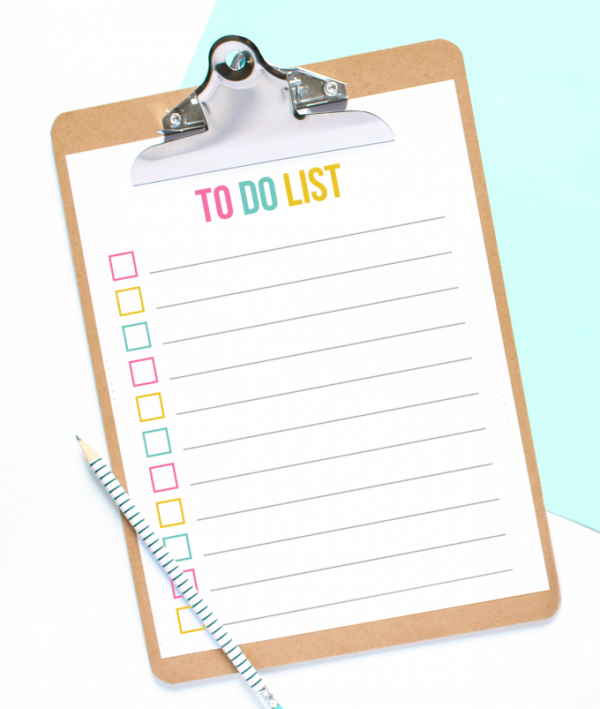 tips to work from home, to do list