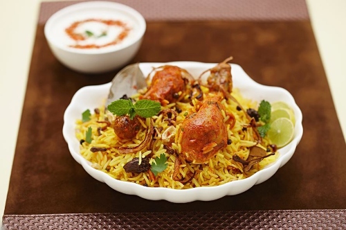 Biryani with foodpanda