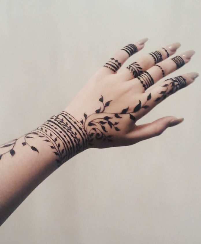 5 Minimalist Mehndi Designs You Should Try This Eid   Minimal Mehendi Designs 696x847 