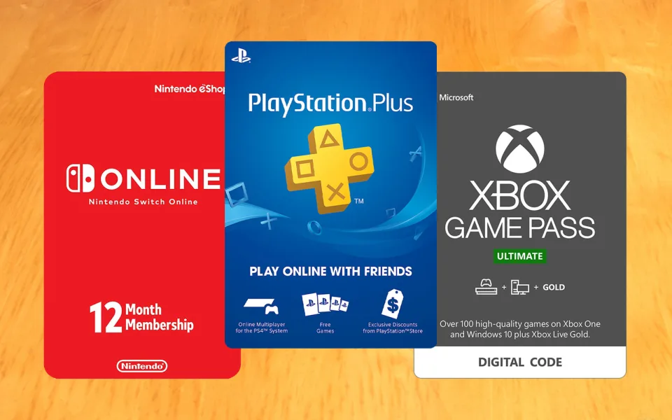 Xbox, Nintendo and Playstation Subscriptions