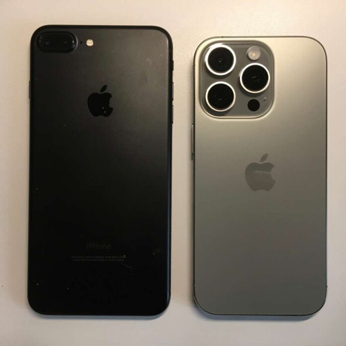 iPhone 7 vs iPhone 16