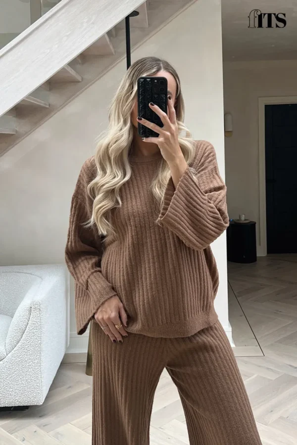 knitted co ord for winter