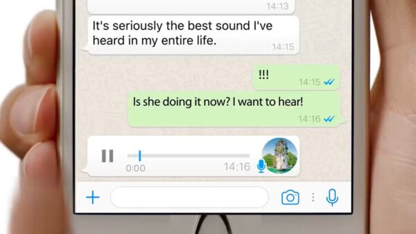 whatsapp voice message transcripts