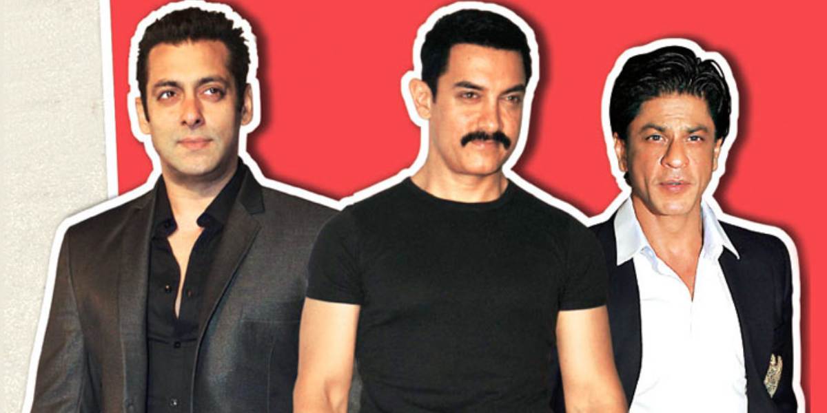 Actors Salman Khan, Amir Khan and Shah Rukh Khan