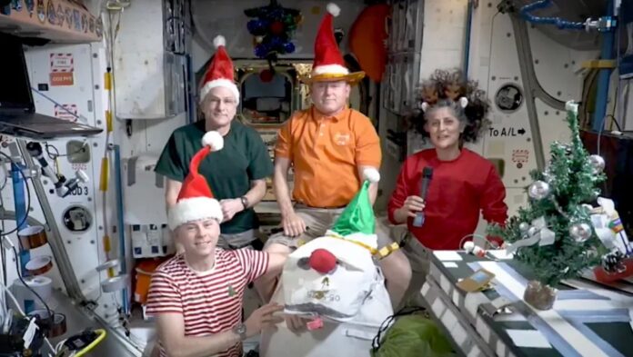 How did Astronauts Stuck in Space End up with Christmas Hats?