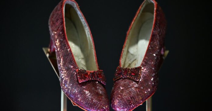 Judy Garland's Ruby Slippers Auctioned for $28 Million