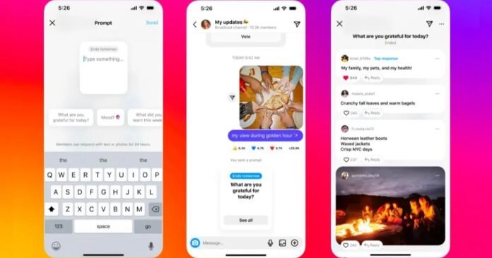 Instagram users can now reply to chats on broadcast channels