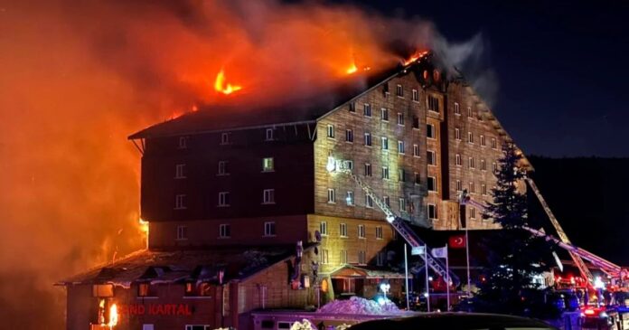 76 People Killed in Massive Fire at Turkish Ski Resort Hotel