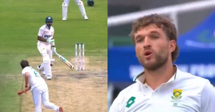 Babar Azam Loses Temper After Mulder Hits Him with the Ball