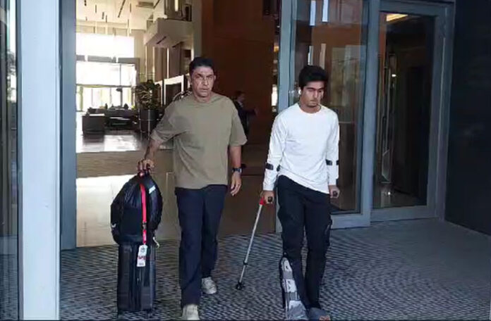 saim-ayub-flies-to-london-for-ankle-injury-treatment