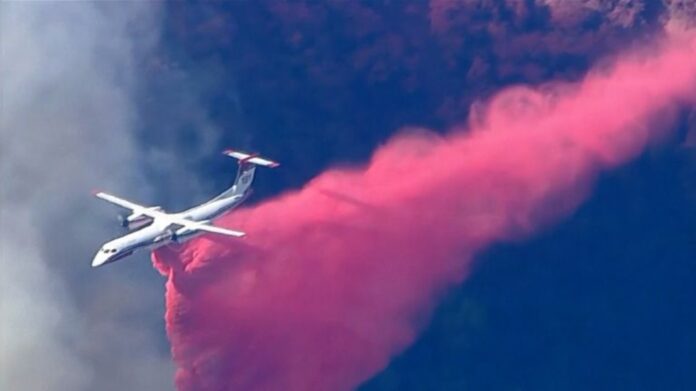 What is the Pink Powder Being Used to Fight California Fires?