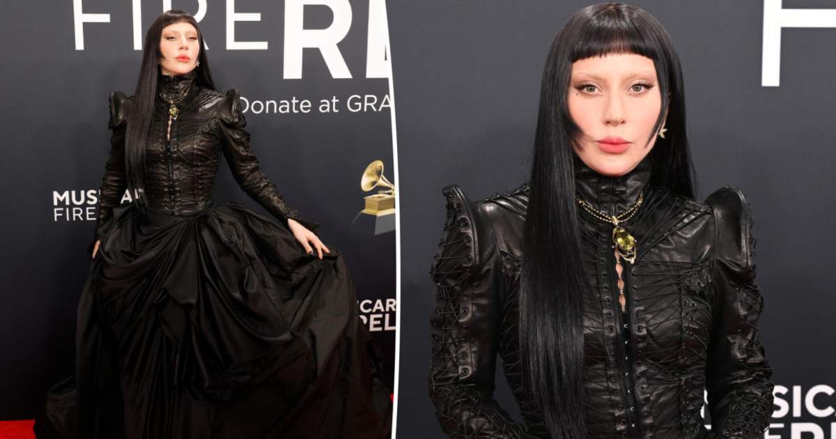 Lady Gaga at the Grammys 2025