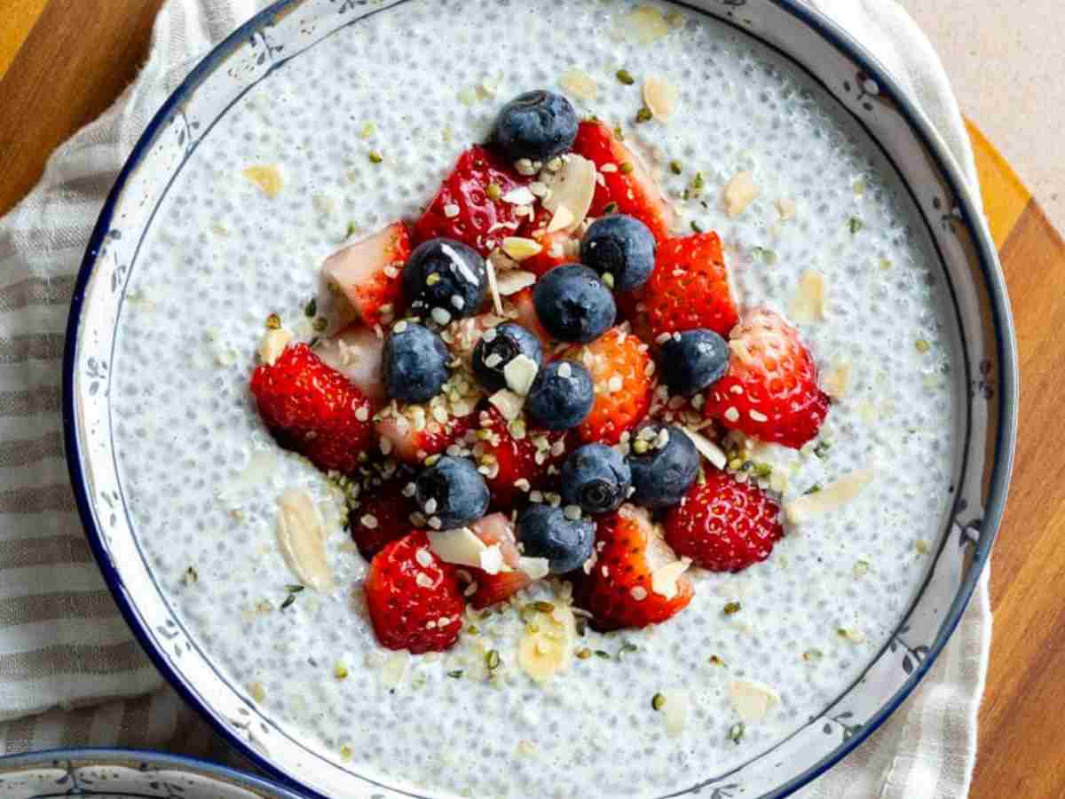 Yogurt with Dates and Chia Seeds