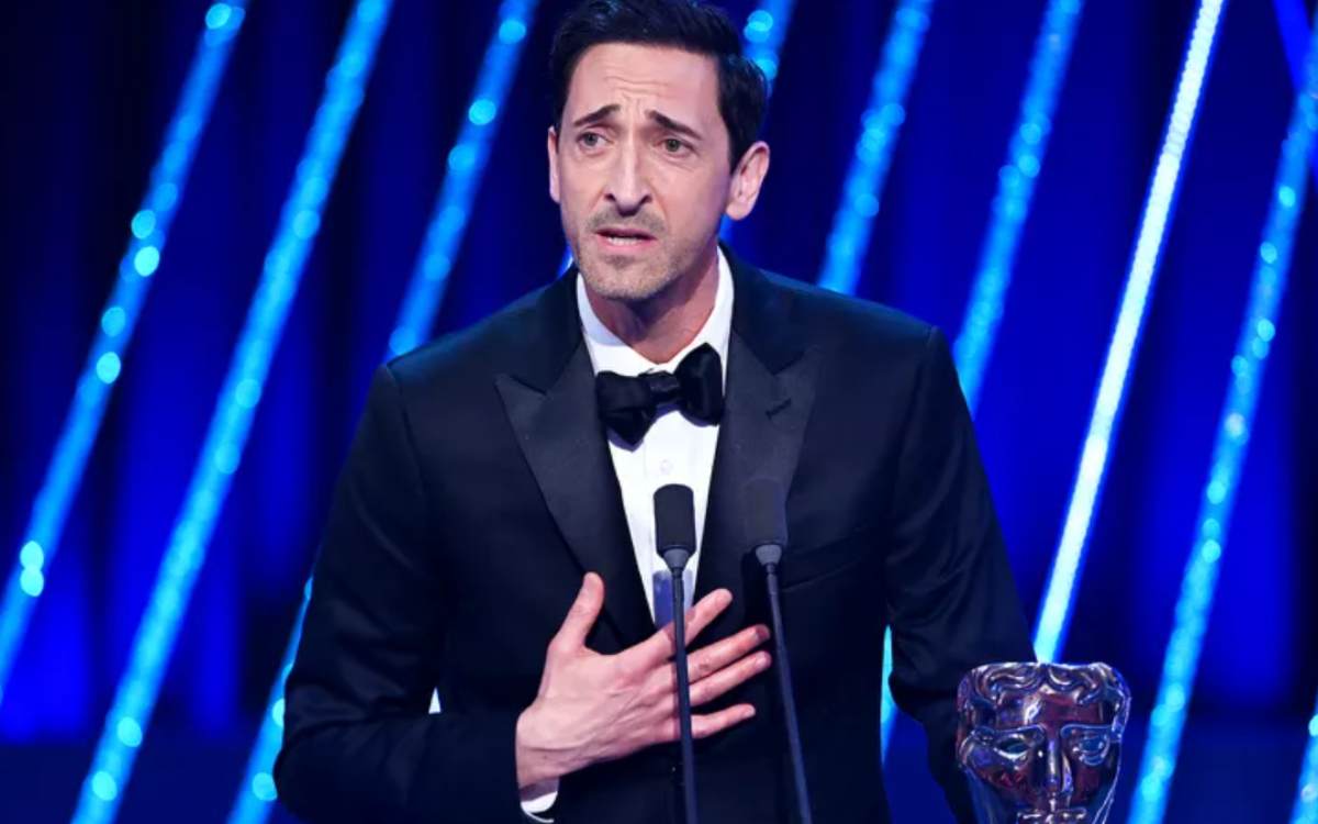 Adrien Brody Winning Leading Actor for The Brutalist