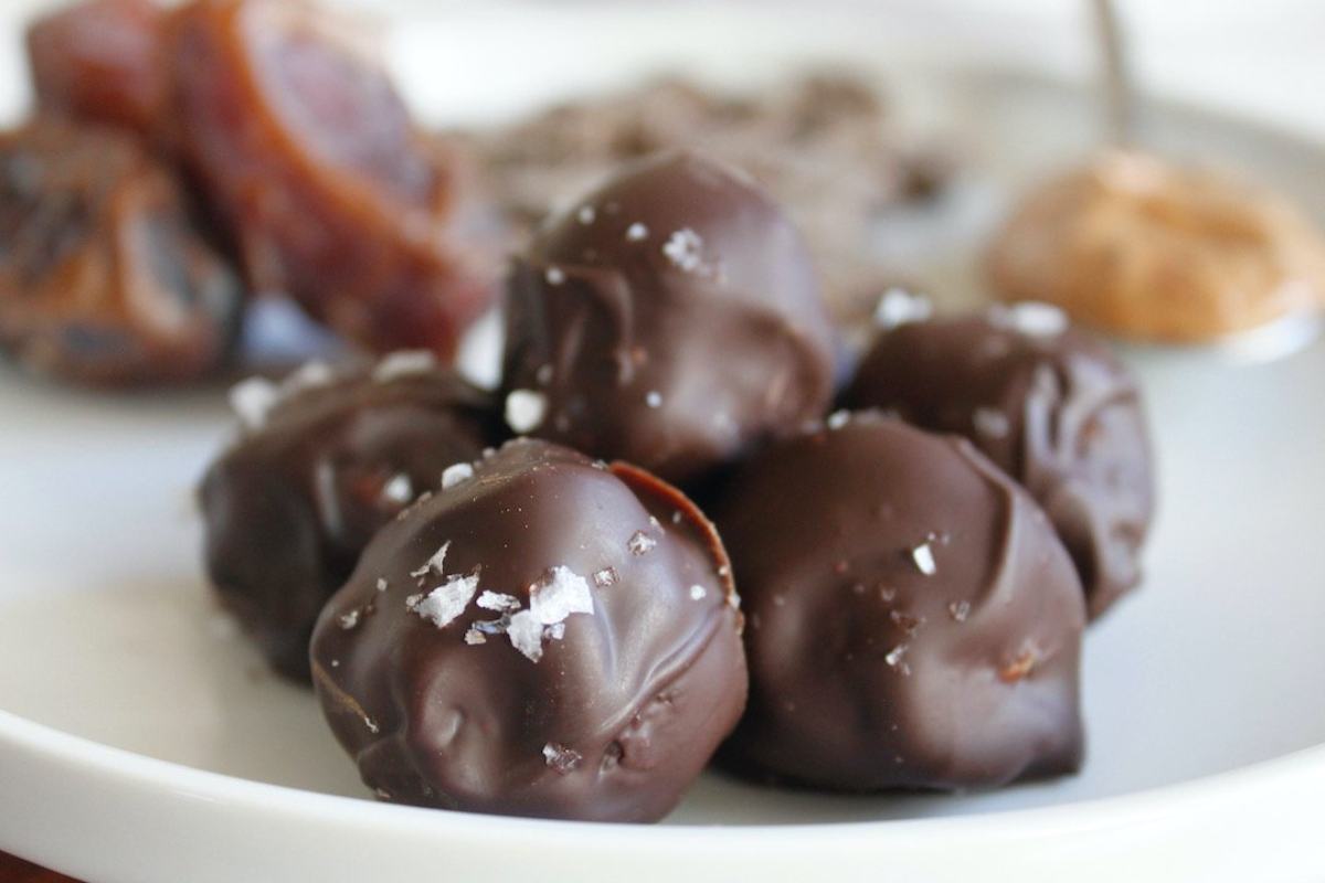 Dark Chocolate Covered Date Bites