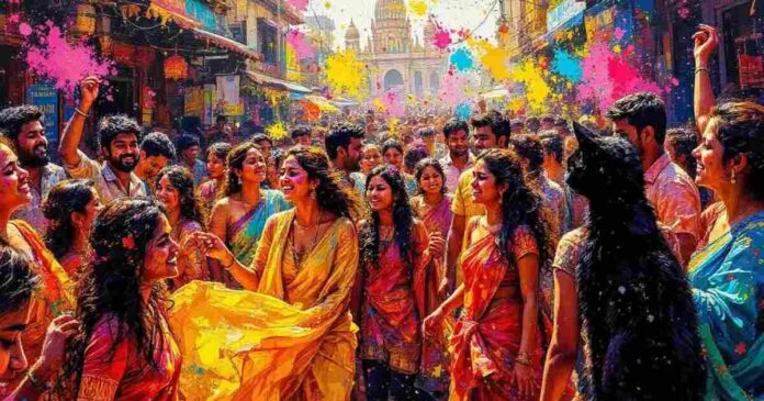 Everything Turns Vibrant as Holi is Celebrated Across Asia