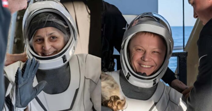 Astronauts Butch and Suni Back on Earth after Nine Months in Space