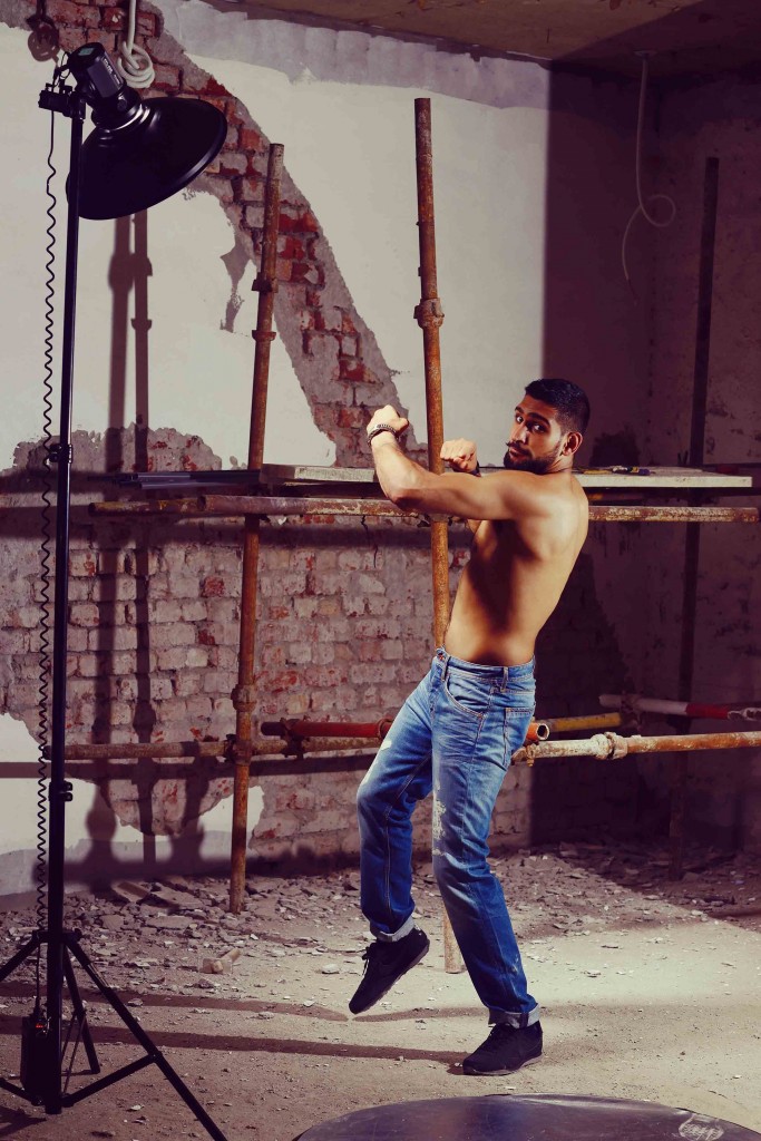 Pakistani Boxer Amir Khan Goes Shirtless For Pepe Jeans Brandsynario